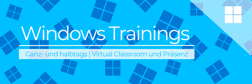 Microsoft Windows Online und On-Premise Trainings in Voll- und Teilzeit
